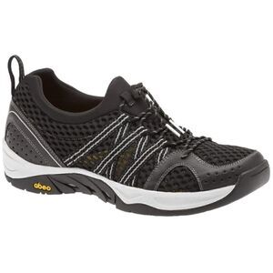 ABEO B.I.O.SYSTEM, Erik H2O Metatarsal Orthopedic Black & Gray Mesh Sneaker | 8N